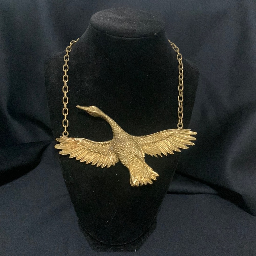 Handmade bird necklace